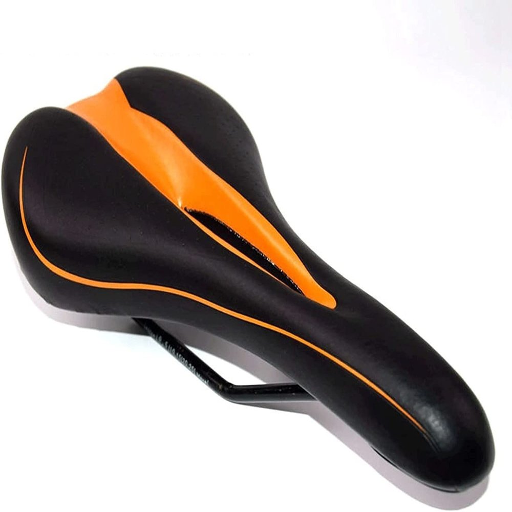 BUZZNN Comfortable Bike Seat, Bicycle Saddle Cushion for Men Women, Waterproof Bicycle Saddle Fit for Stationary Exercise Indoor Mountain Road Bikes