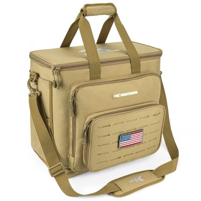 KastKing Karryall Fishing Tackle Bags for Saltwater or Freshwater Fishing - Water Resistant Material - Fishing Gear Storage - Large Khaki