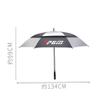 OLINEW Golf Umbrella Double-layer Wear-resistant Rain-proof Sunscreen Fiberglass Outdoor Sports Automatic Manual Umbrella (automatic blue) view 3