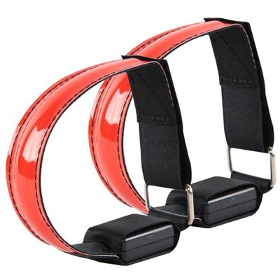 BESPORTBLE 2pcs Led Armbands Rechargeable Glowing Safety Wristbands for Night Running Cycling and Walking High Visibility Reflective Gear for Runners Comfortable Fit for Ankle and Arm