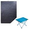 iClimb 1 Folding Table and 1 3M Thinsulate Insulation Warm Camping Blanket Bundle, Ultralight Compact for Single Adult Outdoor Camping Backpacking Hiking Beach Concert Motorcycling view 1