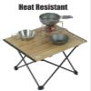 iClimb 1 Folding Table and 1 3M Thinsulate Insulation Warm Camping Blanket Bundle, Ultralight Compact for Single Adult Outdoor Camping Backpacking Hiking Beach Concert Motorcycling view 4