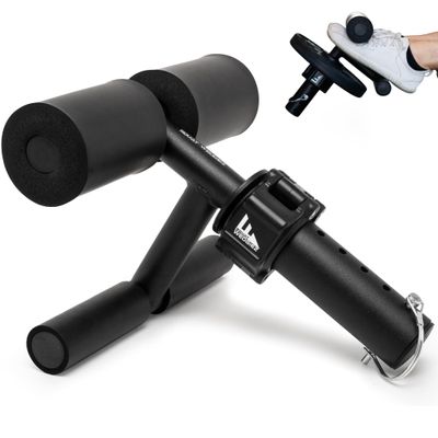 SquatWedgiez Versa Tib Bar for Knees Over Toes Training | Tibialis Trainer for Shin Splints and Knee Pain Relief |Tibialis Bar Home Gym Equipment | Fits 2" Plates and All Shoe Sizes for Women and Men