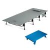 iClimb 1 Mini Folding Table and 1 Super Easy Assemble Cot Bundle, Ultralight Compact for Adults Outdoor Backpacking Camping Glamping Hiking Motorcycling Travelling view 1
