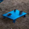 iClimb 1 Mini Folding Table and 1 Super Easy Assemble Cot Bundle, Ultralight Compact for Adults Outdoor Backpacking Camping Glamping Hiking Motorcycling Travelling view 2