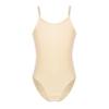 YONGHS Kids Girls Ballet Dance Leotard Adjustable Shoulder Straps Cotton Undergarment Camisole Gymnastic Unitard Nude 15-16 view 1