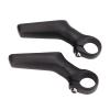 Pilipane 1 Pair Bikes Bar Ends Grips, Bikes Handlebar Grips, Carbon Fiber L Shape Ergonomic Road Aluminium Alloy Bikes Bar Ends for 22 2mm Bikes Handlebar(Matte), Bikes Handlebar Grips, 1 Pair Bicycl view 1