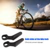 Pilipane 1 Pair Bikes Bar Ends Grips, Bikes Handlebar Grips, Carbon Fiber L Shape Ergonomic Road Aluminium Alloy Bikes Bar Ends for 22 2mm Bikes Handlebar(Matte), Bikes Handlebar Grips, 1 Pair Bicycl view 3