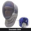 Fencing Mask - Epee CE 350N/700N Certified National Grade Masque - Fencing Protective Gear Full Face Steel Mesh Fencing Mask for Training, Detachable Inner Lining view 3