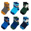 Lollisy Big Boys Wool Socks Kids Thick Winter Warm Socks Cartoon Thermal Crew Socks for Boys Dinosaurs 6 Pack Size 8-10 Years view 2