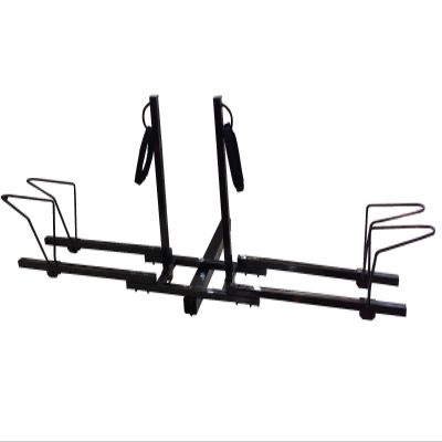 for Dual Twin Lower Mount Bike Bicycle Trailer Hitch Mount Carrier Rack