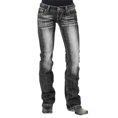 Women Mid Rise Stretch Boot Cut Jeans Retro Loose Fit Slimming Denim Pants Juniors Vintage Wide Leg Jean Trousers (Dark Grey,XX-Large)