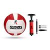 Kruzak Hand Stitched Volleyball | Indoor Recreational Outdoor Beach Ball with complimentary Air Pump | Boys, Girls, Kids Youth, Adults, and Beginners - Red view 1