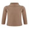 Huimingda Kids Girls and Boys Thermal Underwear Tops Long Sleeves Mock Neck Shirt Baselayer Stretchy Warm Tops Coffee 7-8 Years view 1
