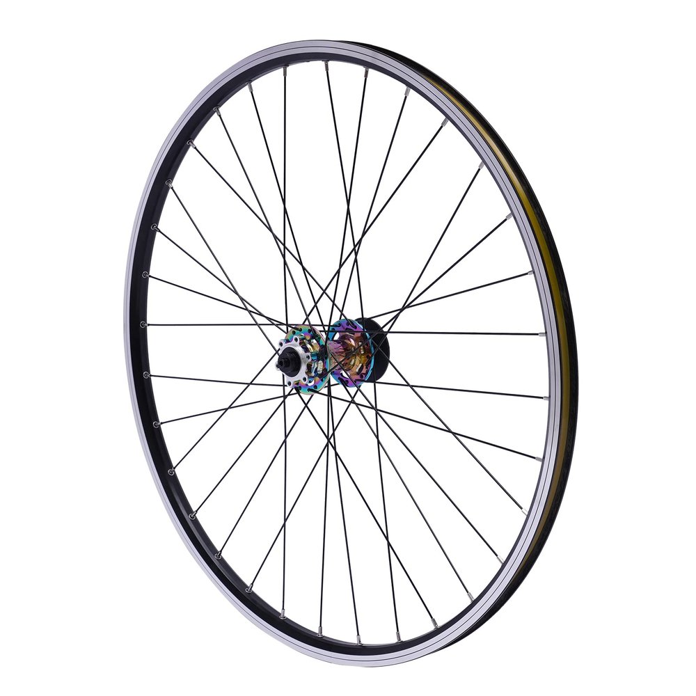 29" Mountain Bike Wheelsets Rim MTB Bicycle Wheelset Carbon Hub Classic Aluminum Alloy Mountain Bike Front & Rear Wheels Wheelset for 7/8/9/10/11/12S Cassette (Dazzle Colour Flower Drum)