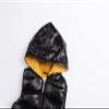 Mud Kingdom Puffer Vest with Hood for Toddler Boys Full Zipper Lightweight Casual Warm Autumn Winter Black 4T view 3