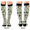 Wusikd Pinto Horses Compression Socks for Women and Men Circulation Green Long Socks for Athletic Running 1 view 2