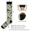 Wusikd Pinto Horses Compression Socks for Women and Men Circulation Green Long Socks for Athletic Running 1 view 4