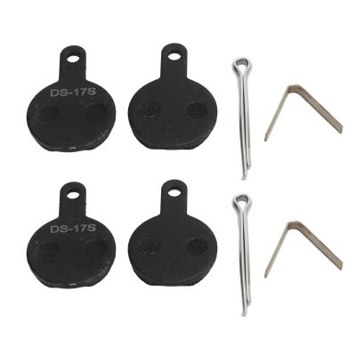 2 Pairs Bikes Brake Pads Competible with YINXING Line Disc Brake, Semi Metal Bikes Brake Pads, Brake Electric Bikes Disc Brake Replacement for Bikes Ebike