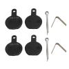 2 Pairs Bikes Brake Pads Competible with YINXING Line Disc Brake, Semi Metal Bikes Brake Pads, Brake Electric Bikes Disc Brake Replacement for Bikes Ebike view 1