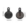 2 Pairs Bikes Brake Pads Competible with YINXING Line Disc Brake, Semi Metal Bikes Brake Pads, Brake Electric Bikes Disc Brake Replacement for Bikes Ebike view 4