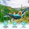SZHLUX Camping Hammock Double & Single Portable Hammocks with 2 Tree Straps, Great for Hiking,Backpacking,Hunting,Outdoor,Beach,Camping view 4