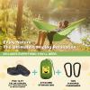 SZHLUX Camping Hammock Double & Single Portable Hammocks with 2 Tree Straps, Great for Hiking,Backpacking,Hunting,Outdoor,Beach,Camping view 3