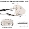 Eslcorri Crossbody Bags for Women - Fashion Sling Purse Shoulder Bag Fanny Pack Leather Causal Chest Bum Bag with Adjustable Wide Strap for Workout Traveling Running Shopping - Black view 4