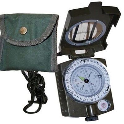 for Prismatic Hand-Held Hunting Camo Military Metal Camping Survival Compass Pocket