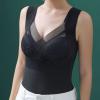 Thermal Fleece Lined Underwear Tops for Women V Neck Lace Cami Compression Tank Top Vest Warm Winter Base Layer view 4