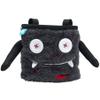 8BPLUS 8B+2101033 Bouldering Rock Climbing Chalk Bag, Opening: 4.9 inches (12.5 cm), Dangan, Scratch But Happy Guy, Drawstring Closure, Top Included, Belt & Carabiner, Black, Genuine Product view 1