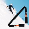 BOXOB Ski Strap and Pole Carrier, Adjustable Ski Carrying Shoulder Fastener Straps Cushioned Ski Holder Lash Sling for Skiing Accessories Adults Skiing and Snowboarding Boot Winter Outdoor Activities view 3