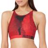 HUGO Womens Tye Dye Bralette Bikini Top, Grey Tye Dye, Medium US view 1