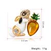 Brooches,Shawl Clips,Pins,Bee Brooch Cool Alloy Collar Pin Unique Jewellery Dainty Decoration Crystal Bee Shape Beautiful Accessories view 3