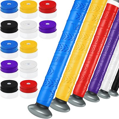 Sosation 12 Rolls Bat Grip Tape Comfortable and Soft Full Adhesive Baseball Softball Precut Batting Grip Tape Replacement for Sports(Classic,0.98 x 43.31 Inch)