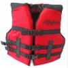 Fully Enclosed Neoprene and Polyester Life Jacket Vest Red (...Youth 50-90 lbs) view 1