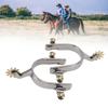 Diydeg Horse Spurs, Cowboy Style Stainless Steel Spurs for Boots Men, Horse Boot Spurs Equestrian Gear Accessories for Horse Training Equestrian Competition for Men Women Rider Horsemanship Lovers view 4