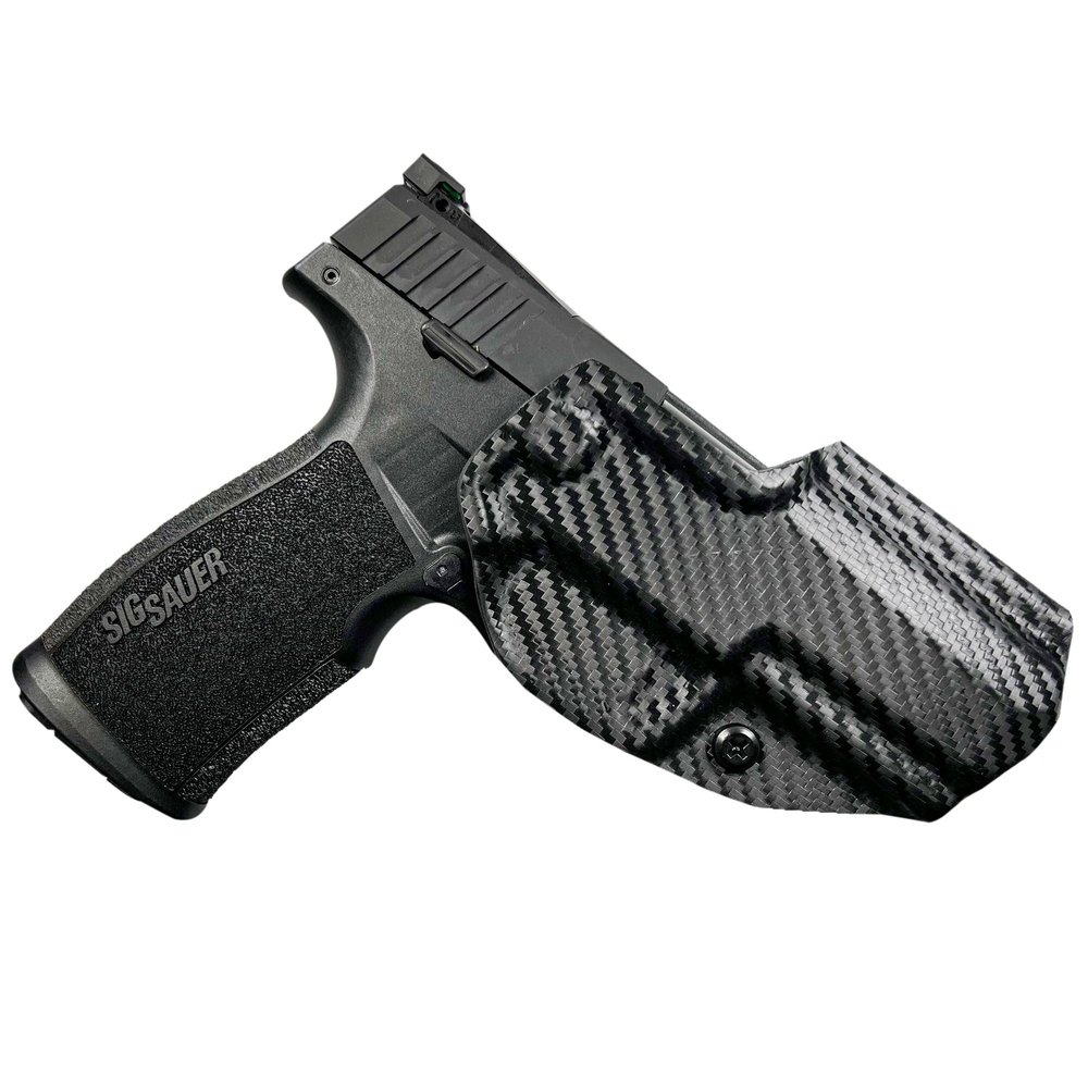 OWB Concealment IDPA - Outside The Waistband Holster - fits Sig P365 XMACRO (Carbon Fiber, Right)