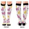 Wusikd Horse Compression Socks for Women and Men Circulation Pink Long Socks for Athletic Running 1 view 2