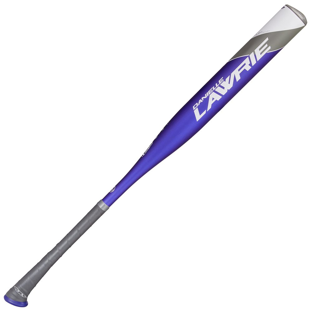 Axe Bat 2023 Danielle Lawrie (-12, 2-1/4") ASA/USA USSSA Fastpitch Softball Bat, 1-Piece Alloy, Purple/Gray/White (27" / 15 oz.)