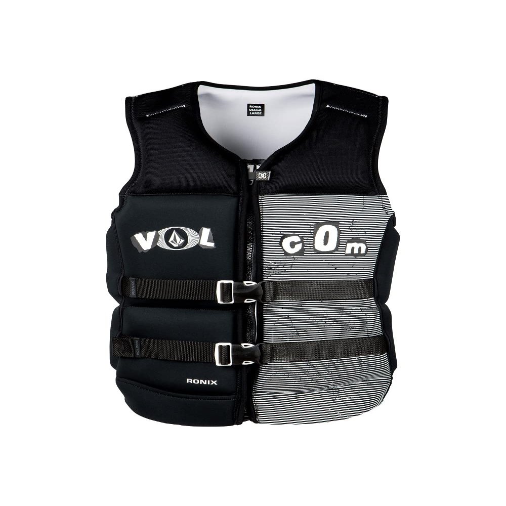 Ronix Volcom - Capella 3.0 - CGA Life Vest - Black/White Clippings - 3XL