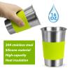 Rlrueyal Camping Cookware Backpacking Stove Canister Stand Tripod and Stainless Steel Camping Cup,Fork Spoon Kit for Hiking and Picnic,Camping Cooking,Backpacking Gear,Mess kit. view 3