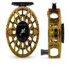 ABEL SDF Fly Reel Ported - Native Cutthroat-Black Knob 5/6 WT with Ebony Handle view 1