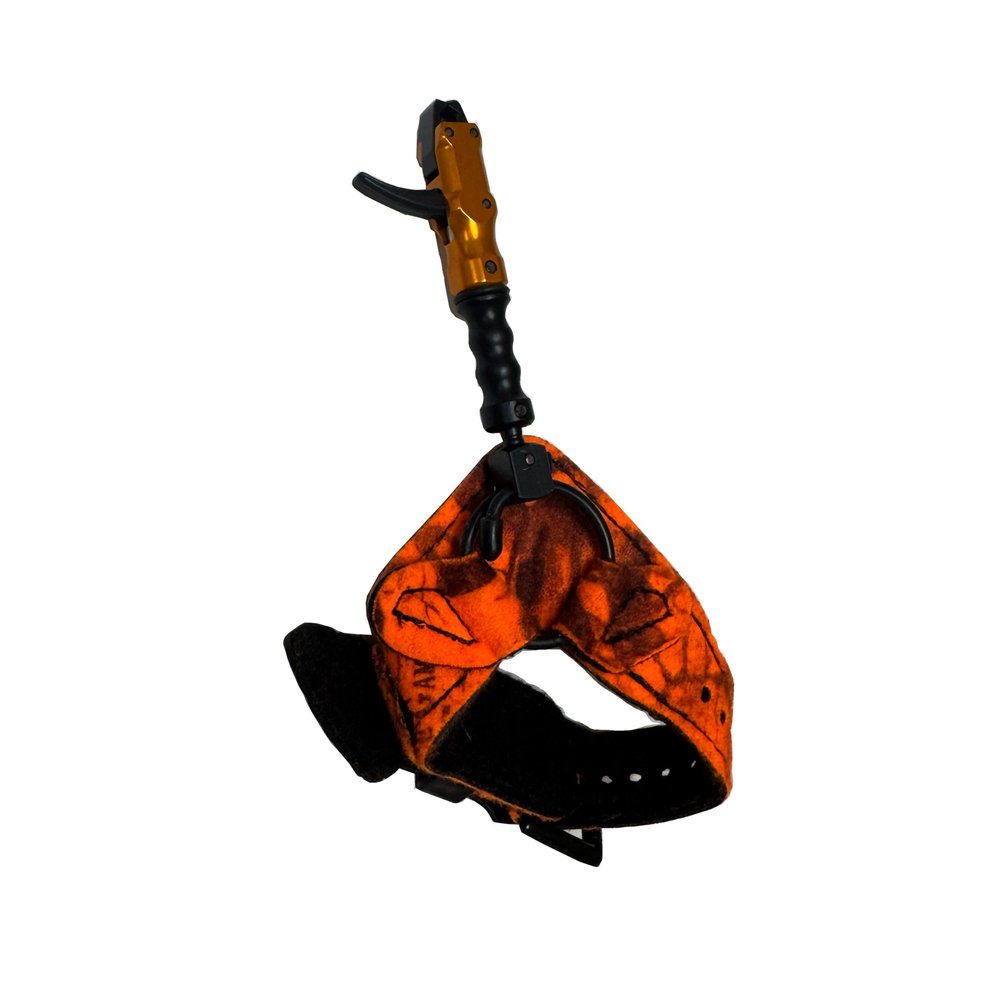 SAS Southland Archery Supply TruFire Spark Youth Buckle Foldback Archery Bow Release - Orange
