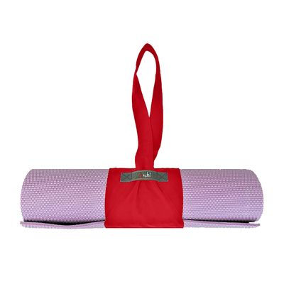 Roll Up & Carry Foldable Yoga Mat Carrier  Put On and Take Off Instantly  Patented Innovative Design  Washable Lightweight Material is Durable and Fits Most Standard Size Mats