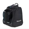 KULKEA Boot Trekker Ski Boot Backpack - Ski Boot Bag With External Helmet Sling For Maximum Gear & Boot Storage - Durable, Spacious, & Water Resistant Backpack (Black/Blue/Grey) view 3