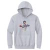 500 LEVEL Bryce Harper Youth Sweatshirt (Youth Hoodie, Large, Gray) - Bryce Harper Philadelphia Super Bryce WHT view 1