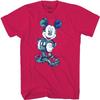Disney Mickey Mouse Tropical Wash Disneyland World Tee Funny Humor Adult Mens Graphic T-Shirt Apparel (Premium Amethyst, Large) view 1