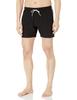 BOSS Solid Swim Trunk with Iconic Side Stripe Dark Black view 1