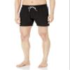 BOSS Solid Swim Trunk with Iconic Side Stripe Dark Black view 1